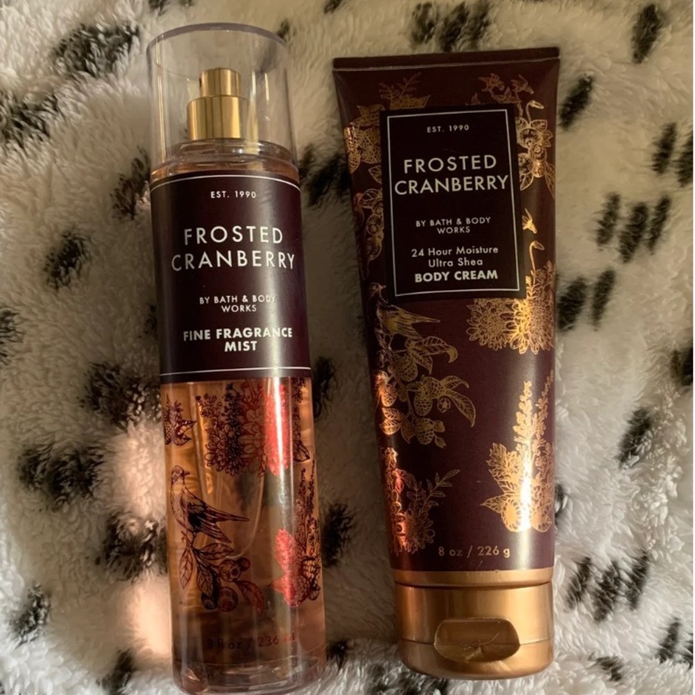 Bath & Body Works Frosted Cranberry set